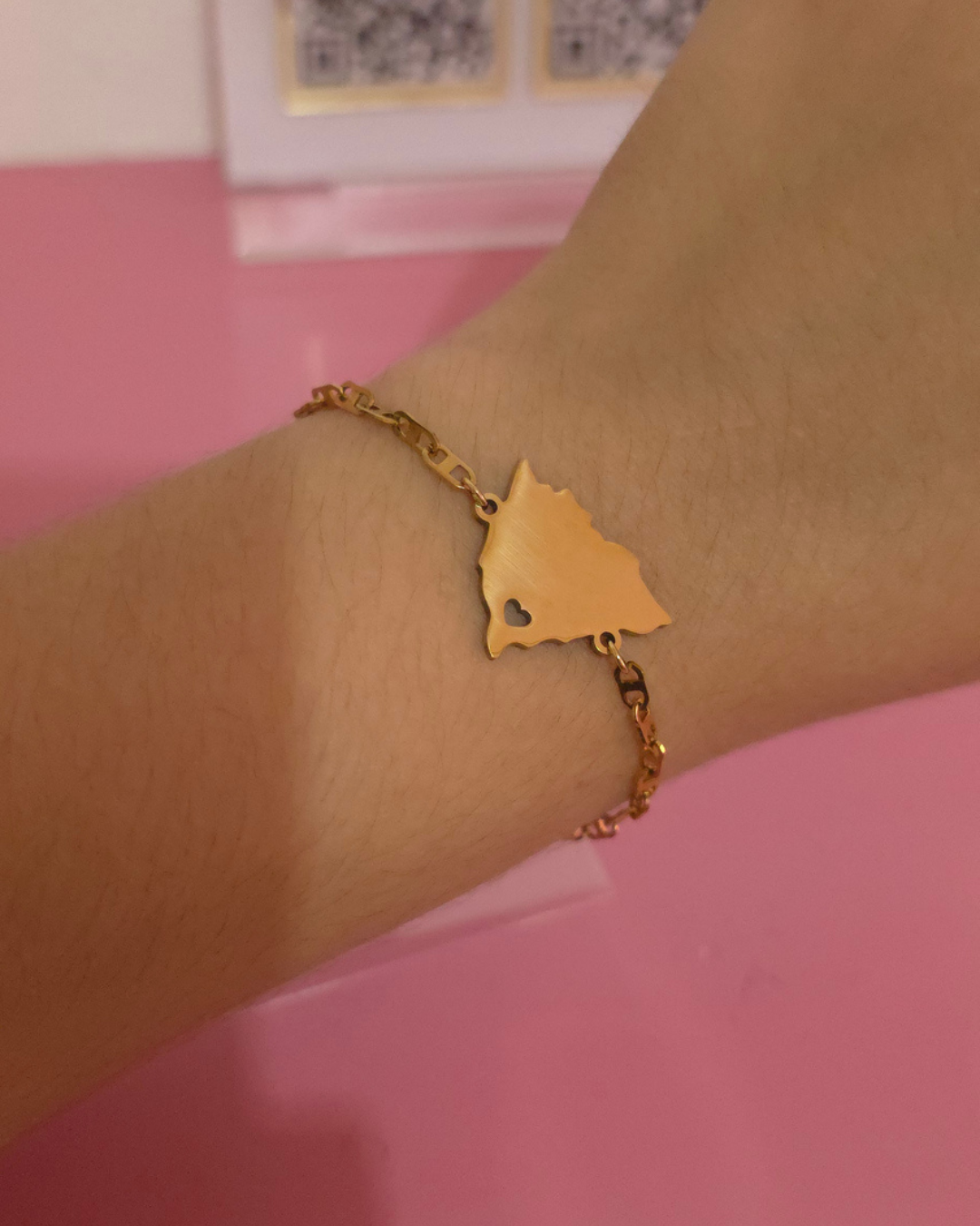 Pulsera Amor Nica Dorado