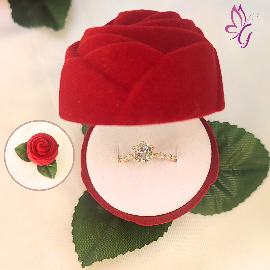 Cajita de rosa para anillos (GBR-CON-C015-01B)