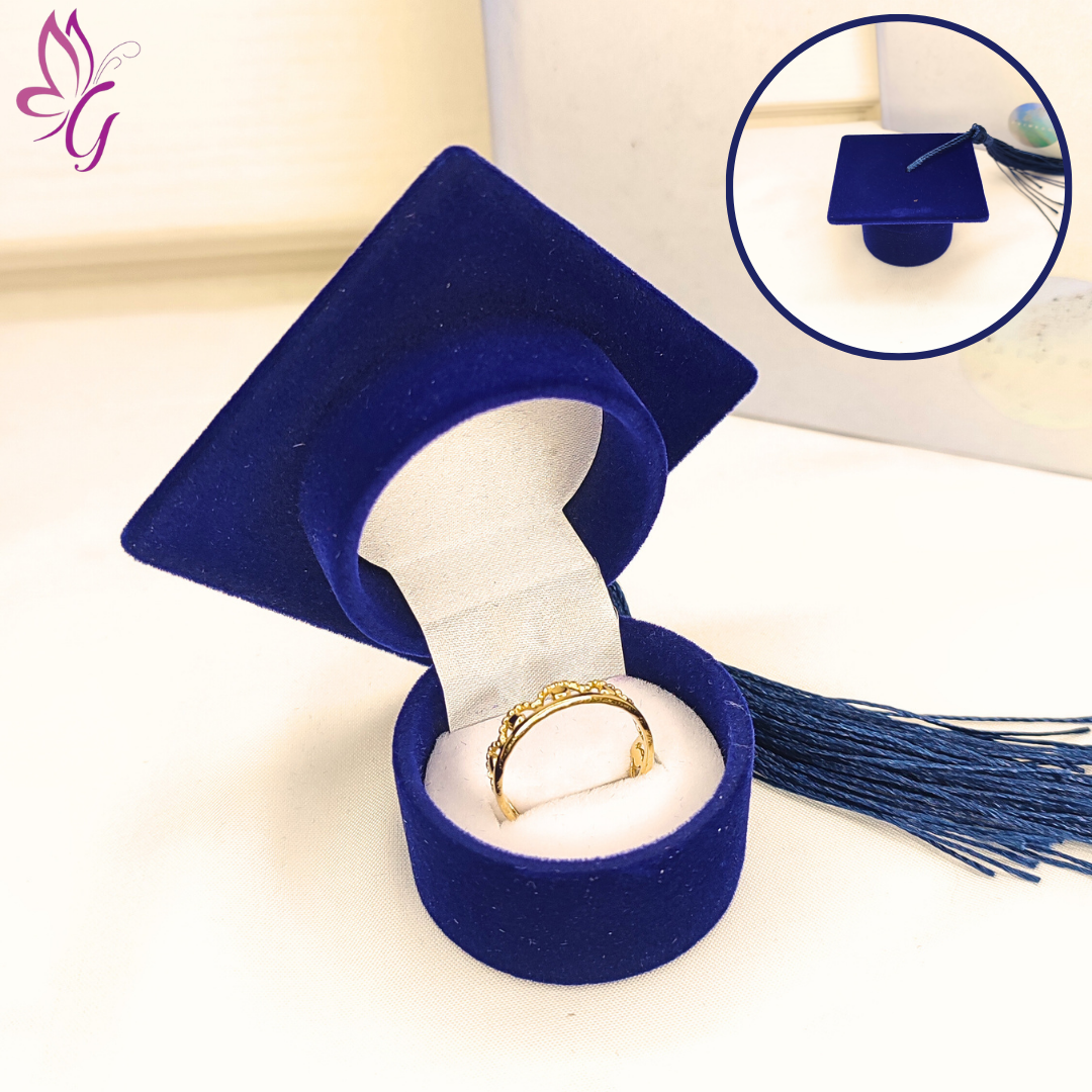 Caja Azul para anillo de graduación (GBR-CON-CA0001-010)