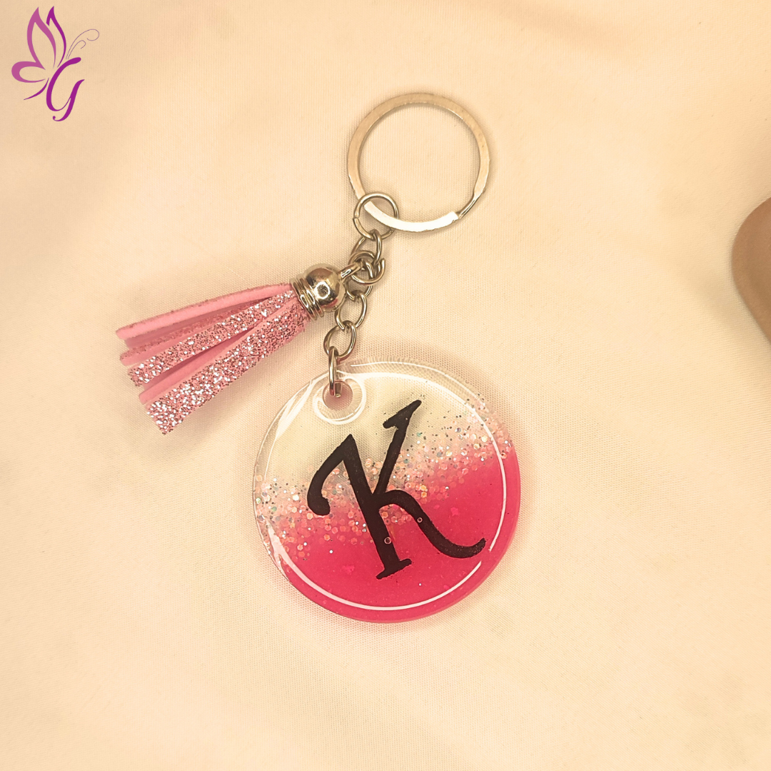 Round keychain