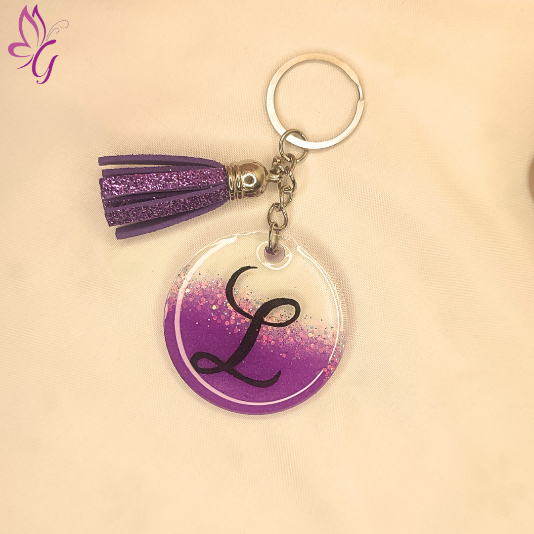 Resin keychain