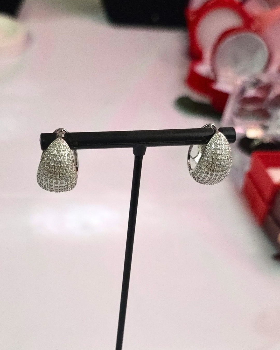 Arete Hoop Plateado - Nice (GBR-EJEW-Q785-07P)