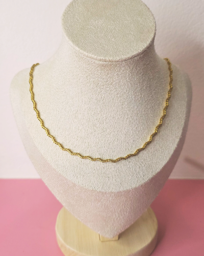 Collar en acero inoxidable en ZigZag (GBR-COL-SS-ZZ)