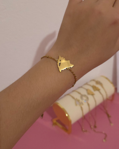 Pulsera Lagos Dorados