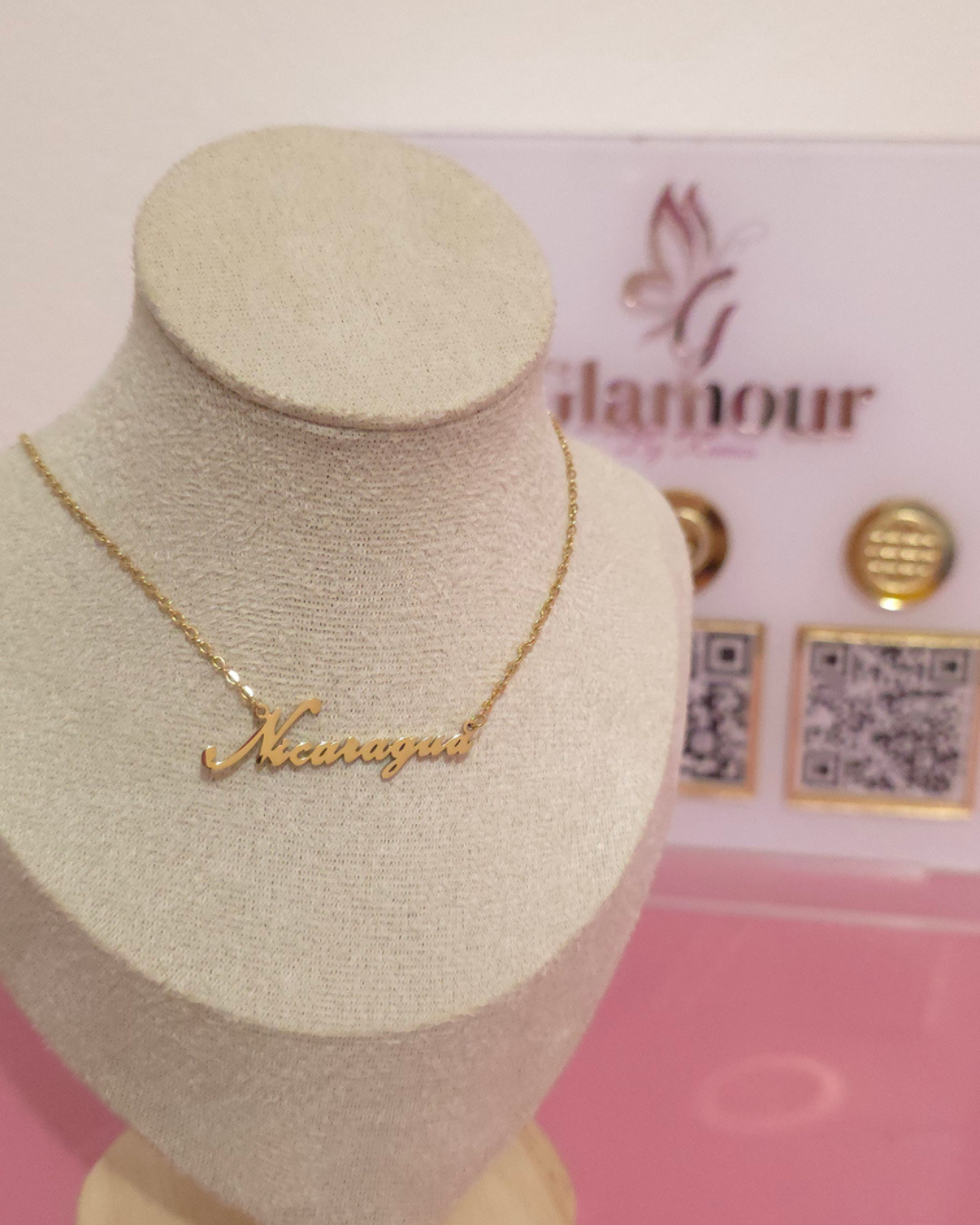 Collar Nicaragua Nicaraguita (GBR-NEC-NIC-DORADO)