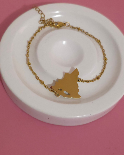 Pulsera Lagos Dorados