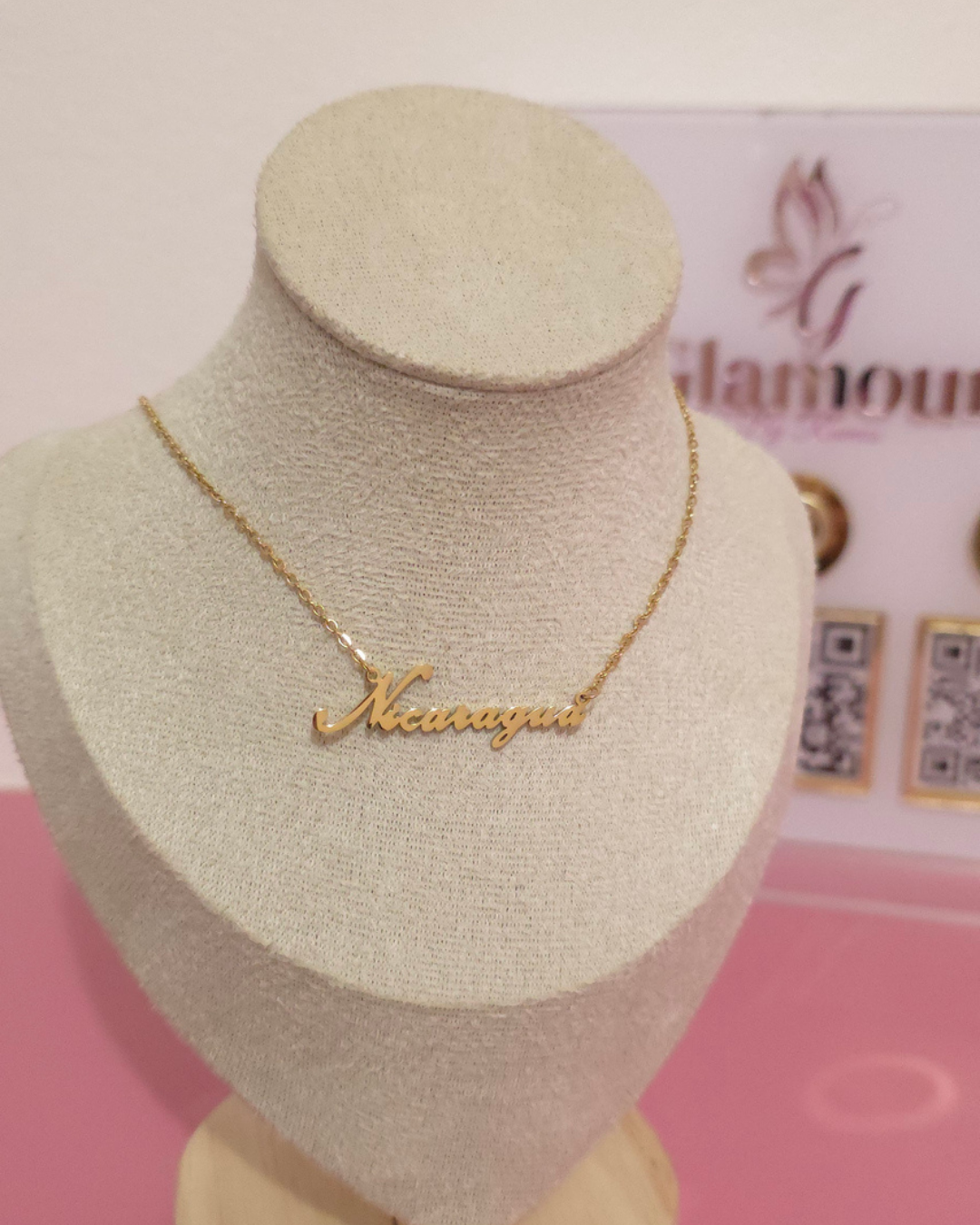 Collar Nicaragua Nicaraguita (GBR-NEC-NIC-DORADO)