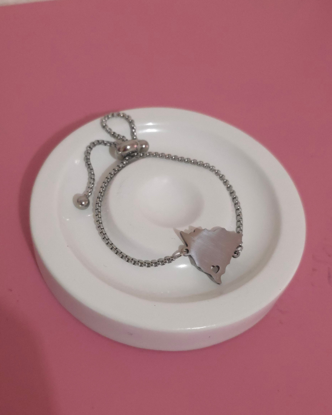 Pulsera Amor Patrio Plateado