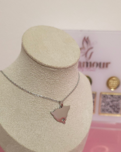 Collar Amor Patrio Plateado (GBR-NEC-MAP-PLA)