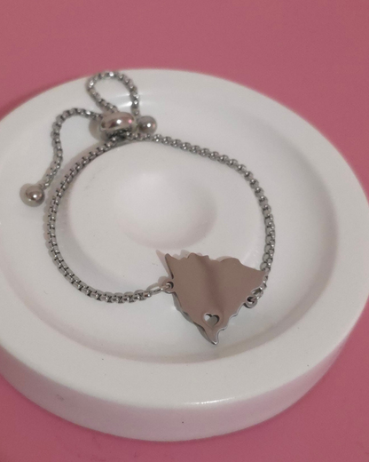 Pulsera Amor Patrio Plateado