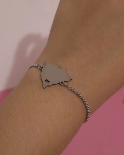 Pulsera Amor Patrio Plateado