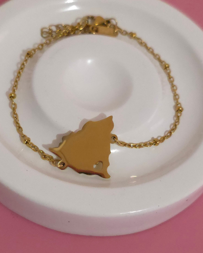 Pulsera Amor Patrio Dorado